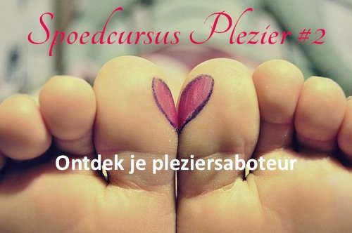 Spoedcursus Plezier #2: Ontdek je pleziersaboteurs